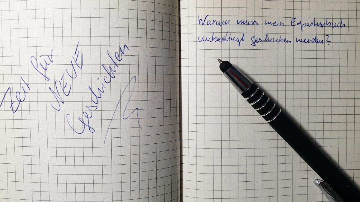 Journaling Expertenbuch, Zeit für NEUE Geschichten